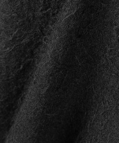 ストラップリボンオフショルオーバーシャギーニット ／ strap ribbon off shoulder over shaggy knit