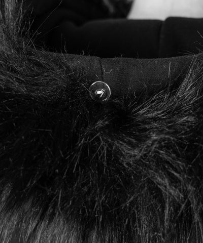 【 セットアップ 】裏起毛ファーフードオーバージップパーカー＆スウェットショートパンツ ／ Urakimo fur over zip hoodie ＆ sweat short pants SETUP