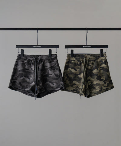 【 ２color 】ヴィンテージカモフラタイトショートパンツ ／ Vintage camouflage tight short pants