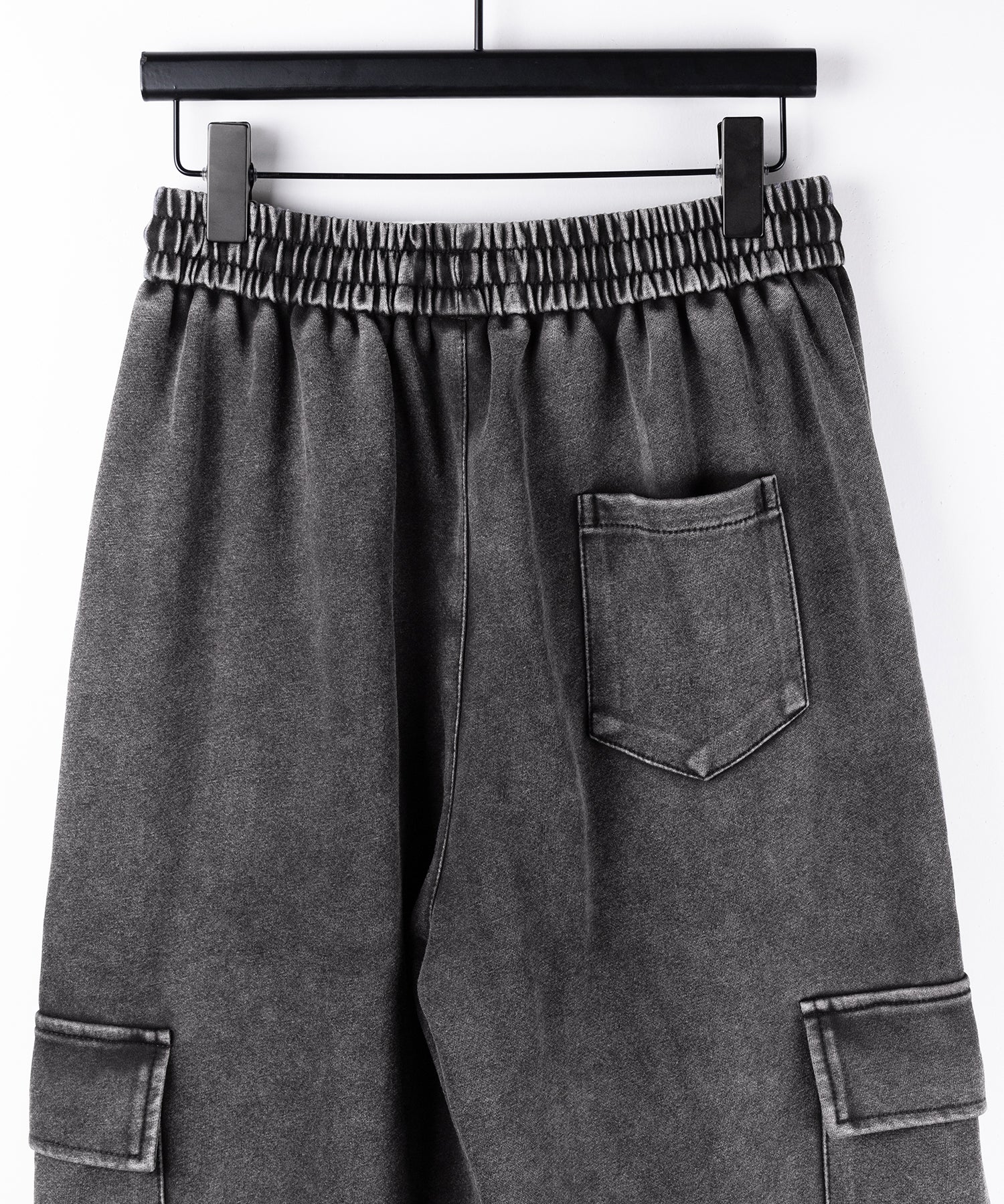【 裾絞り可能２WAY 】ピグメントヴィンテージタックカーゴスウェットパンツ ／ pigment vintage tuck cargo sweatpants