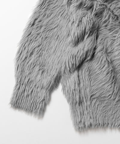 【 ４color 】ビッグシルエットロングシャギールーズニット ／ big silhouette long shaggy loose knit