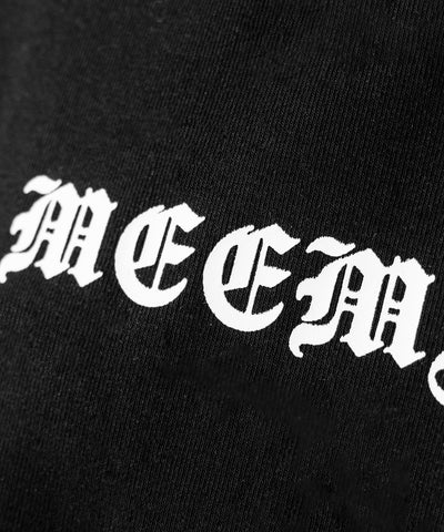【 ２color 】グランジロゴショートちびTシャツ ／ grunge logo short chibi T-shirt