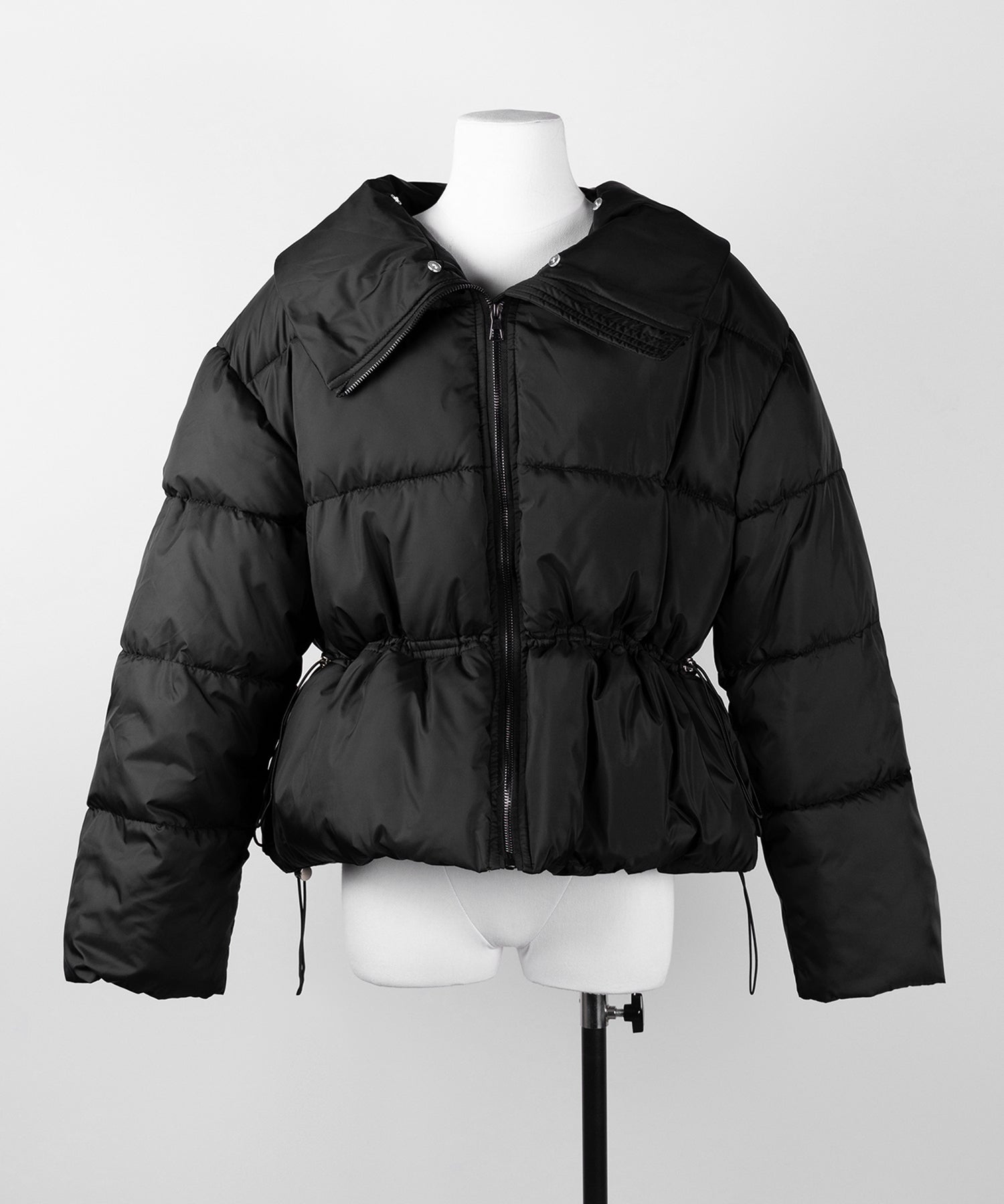 ファーカラーウエストマークミディダウンジャケット ／ fur collar waist-mark midi down jacket