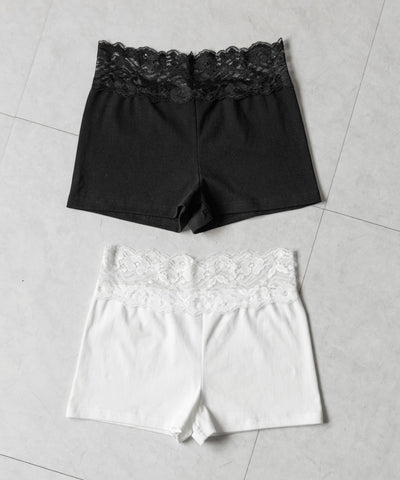 レースレイヤードインナーパンツ ／ Lace layered inner pants