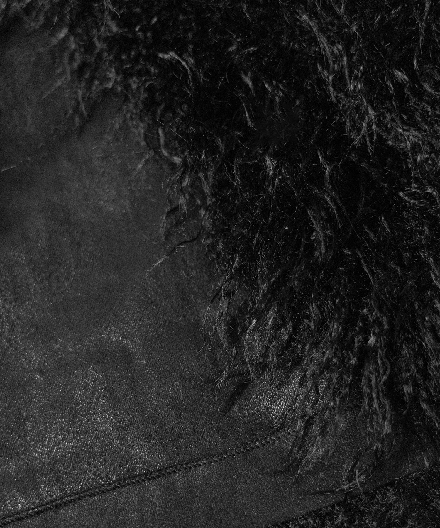 シャギーフェイクファーレディミドルコート ／ shaggy fake fur lady middle coat