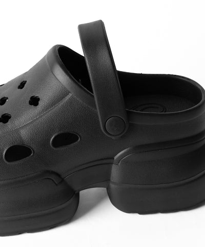 厚底クロッグサンダル ／ Platform clog sandals