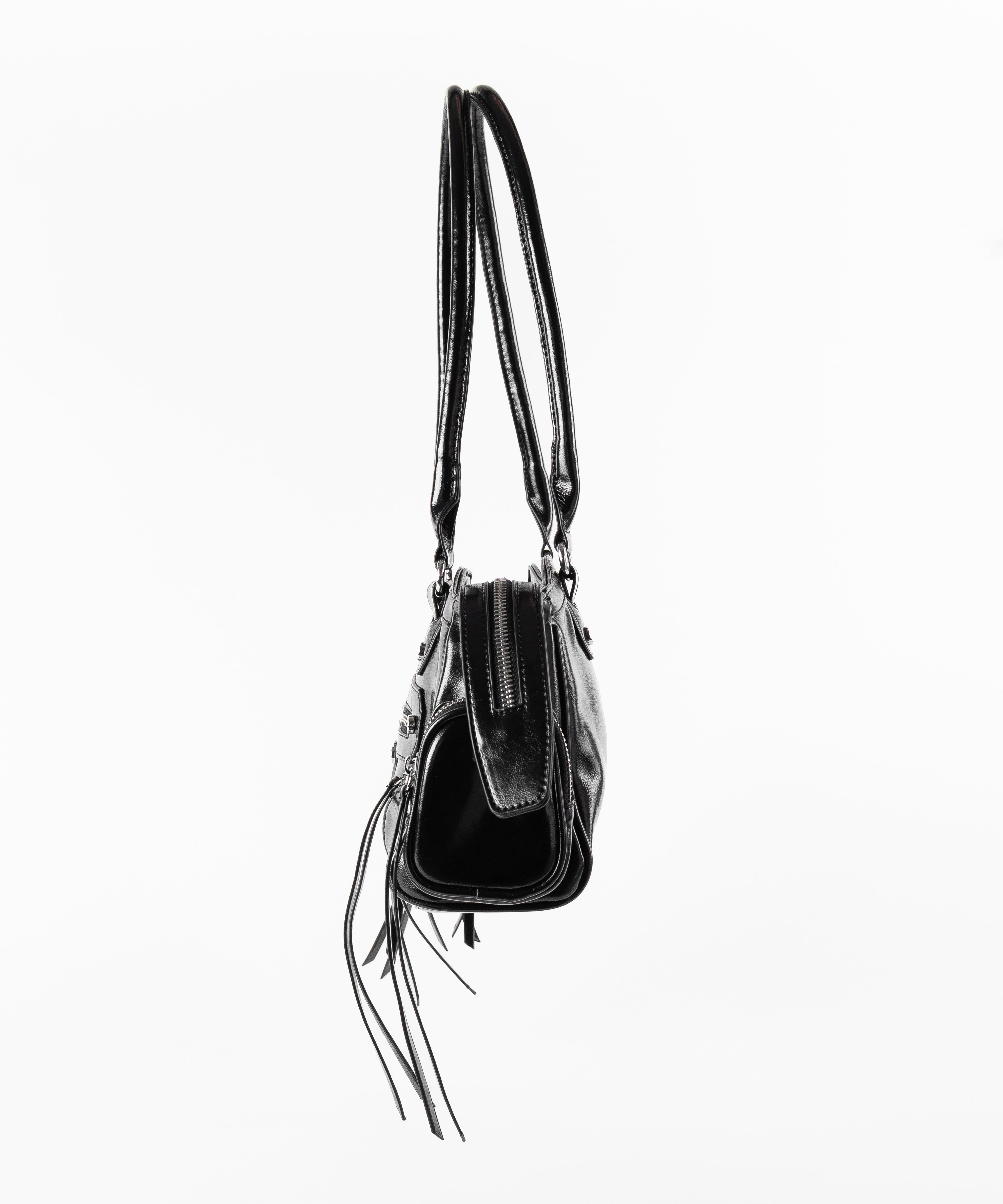 【 ショルダーストラップ付き２WAY 】ヴィンテージアウトポケットグランジボストンショルダーバッグ／ vintage out pocket grunge boston shoulder bag