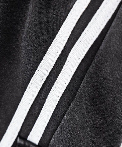 【 裾絞り可能２WAY 】ピグメントヴィンテージサイドラインタックワイドスウェットパンツ ／ pigment vintage sideline tuck wide sweatpants