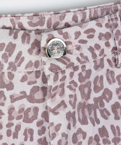 ヴィンテージライクピンクレオパードバレルカーゴパンツ ／ vintage like pink leopard barrel cargo pants