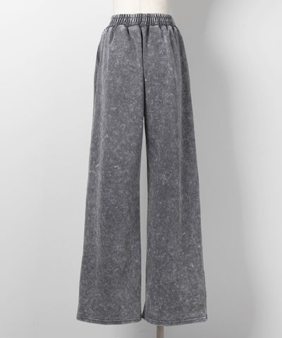 【 セットアップ 】ピグメントヴィンテージショートパーカー ＋ ワイドパンツ SET ／ pigment vintage short hoodie + wide pants SET