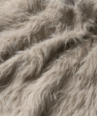 【 ４COLOR 】ショートフェザーソフトシャギーニット