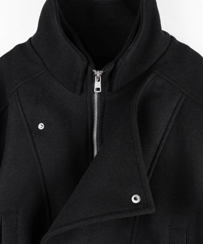 ウールライクベルテッドオーバーコート ／ wool like belted over coat