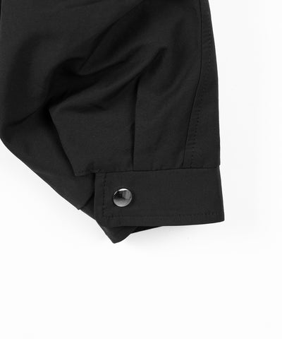 レタリングバックロゴスタンドカラーショートブルゾン ／ lettering back logo stand collar short blouson