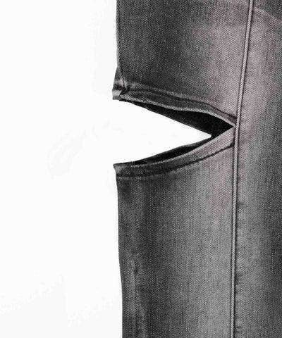 【 ２color ／ ３size 】カットアウトヴィンテージストレッチフレアデニム ／ cutout vintage stretch flare denim