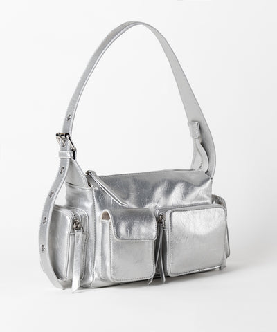 【 ３color 】４アウトポケットヴィンテージスクエアショルダーバッグ ／ 4 outpocket vintage square shoulder bag