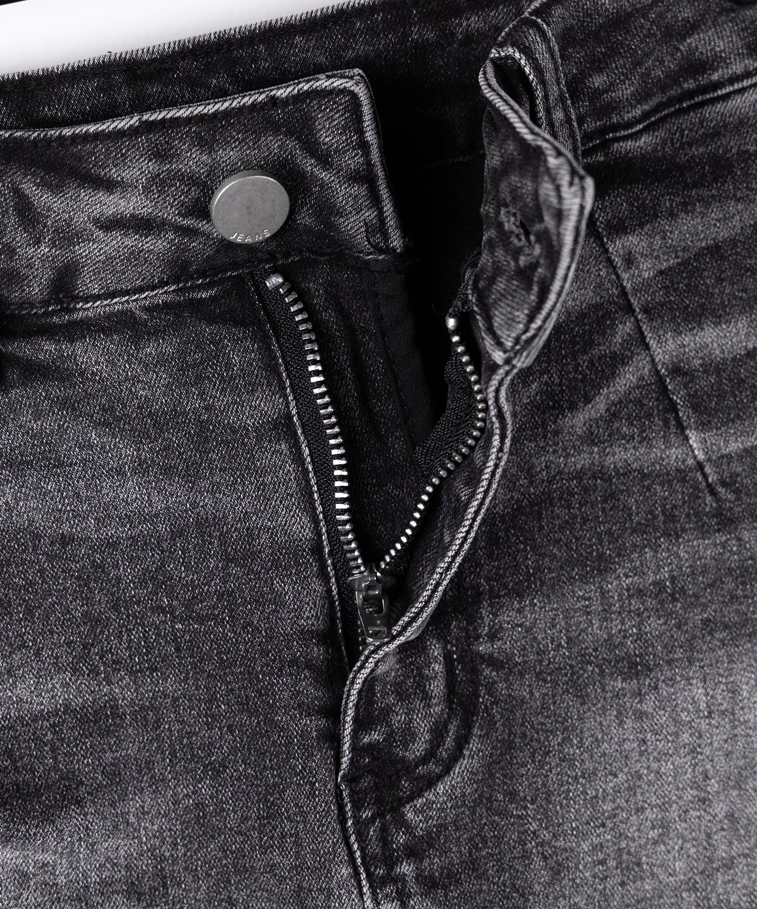 【 インパン裏地付 】カットアウトベルトストラップデニムミニスカパン ／ cutout belt strap denim mini skirt pants