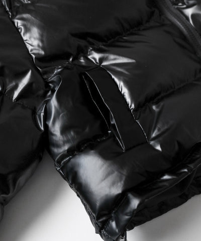 ハートグロッシーショートダウンジャケット ／ heart glossy short down jacket