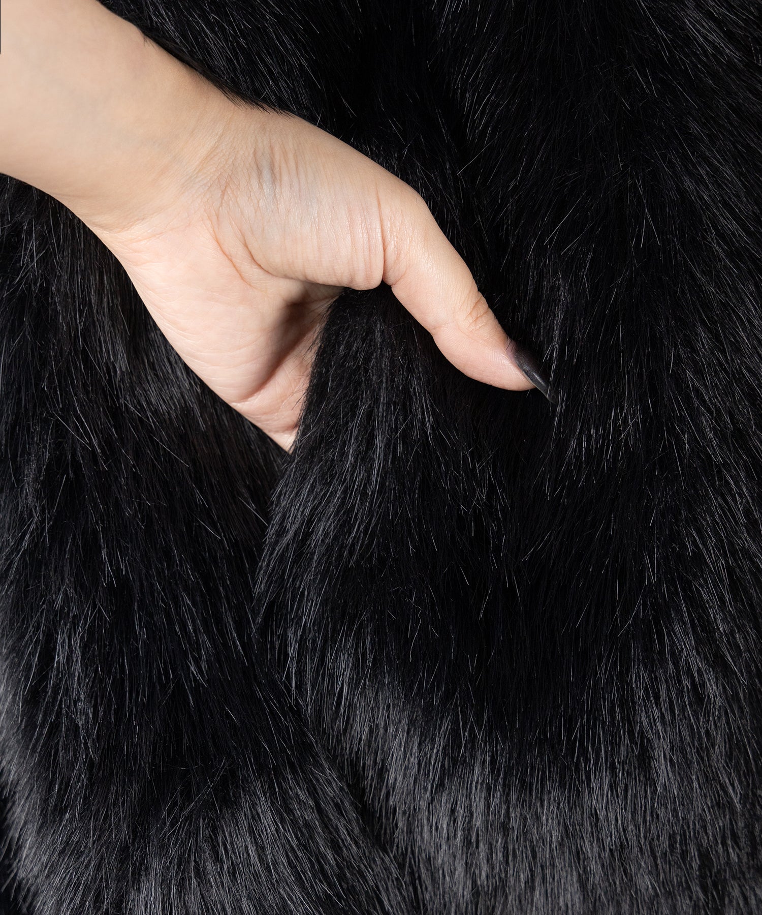 【 ５color 】スタンドカラーフェイクファークロップドコート ／ stand collar fake fur cropped coat
