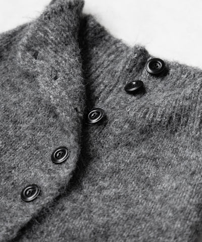 【 ２点セット 】ニットボタンビスチェ ＋ロングカーディガンセット ／ knit button bustier + long cardigan set