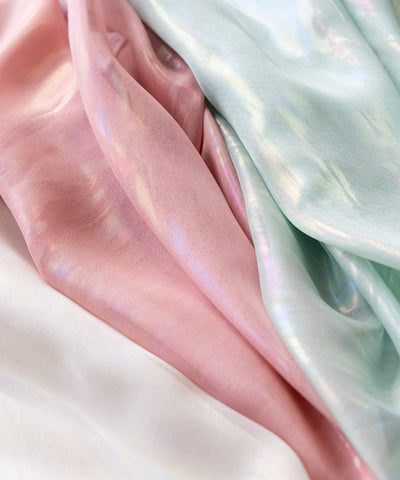 オーロラグロスオーガンジーギャザーフレアキャミワンピース ／ Aurora gloss organdygather flare cami onepiece
