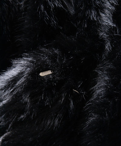 【 ５color 】フェイクファーボリュームミドルコート ／ fake fur volume middle coat