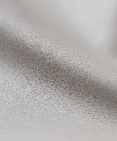【 ４size／２color 】ドロストフェイクレザーボリュームワイドパンツ