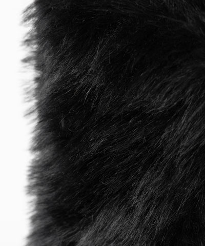 ミックスフェイクファーロングカバーブーツ ／ mix fake fur long cover boots