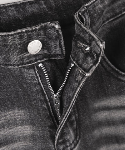 クラッシュダメージヴィンテージフレアデニム ／ crush damage vintage flare denim