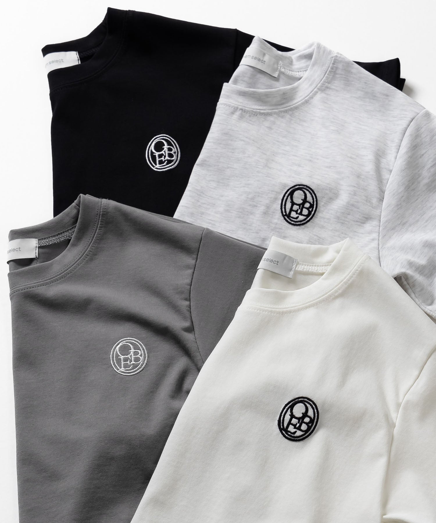 OBE刺繍 ミニロゴＴシャツ【 韓国製 】