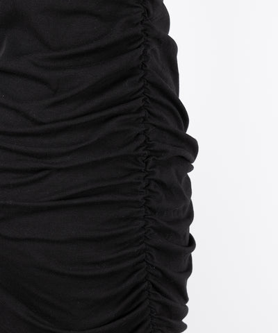 【 クロスネックにもできる３WAY 】フロントリボンオフショルワンホンタイトミニワンピース ／ front ribbon off shoulder wanghong mini onpiece