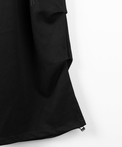 【 限定先行販売 】ドローコードタックワイドカーゴスウェットパンツ ／ drawcord tuck wide cargo sweatpants