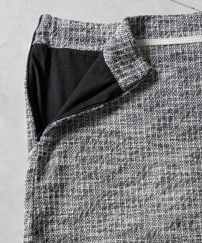 【 セットアップ】ツイードボタンショートビスチェ ＋ ミニスカート ＳＥＴ ／ 【 SETUP 】tweed button short buister ＋ mini skirt SET