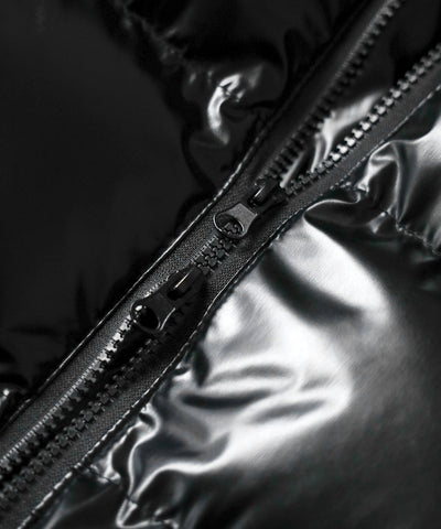 ハートグロッシーショートダウンジャケット ／ heart glossy short down jacket