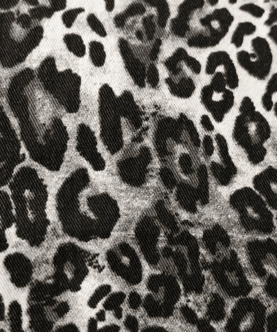 【 ２color 】ヴィンテージライクレオパードツイルワイドパンツ ／ vintage like leopard twill wide pants