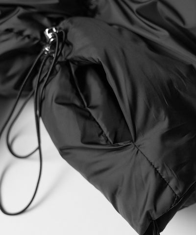 ファーカラーウエストマークミディダウンジャケット ／ fur collar waist-mark midi down jacket