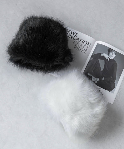 【 ２color 】ボリュームフェイクファーロシアンハット ／ volume fake fur russian hat