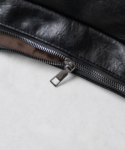 【 ２WAY ／ A4収納可 】ハトメデザインベルテッドワンハンドルショルダーバッグ ／ Eyelet design belted onehandle shoulder bag