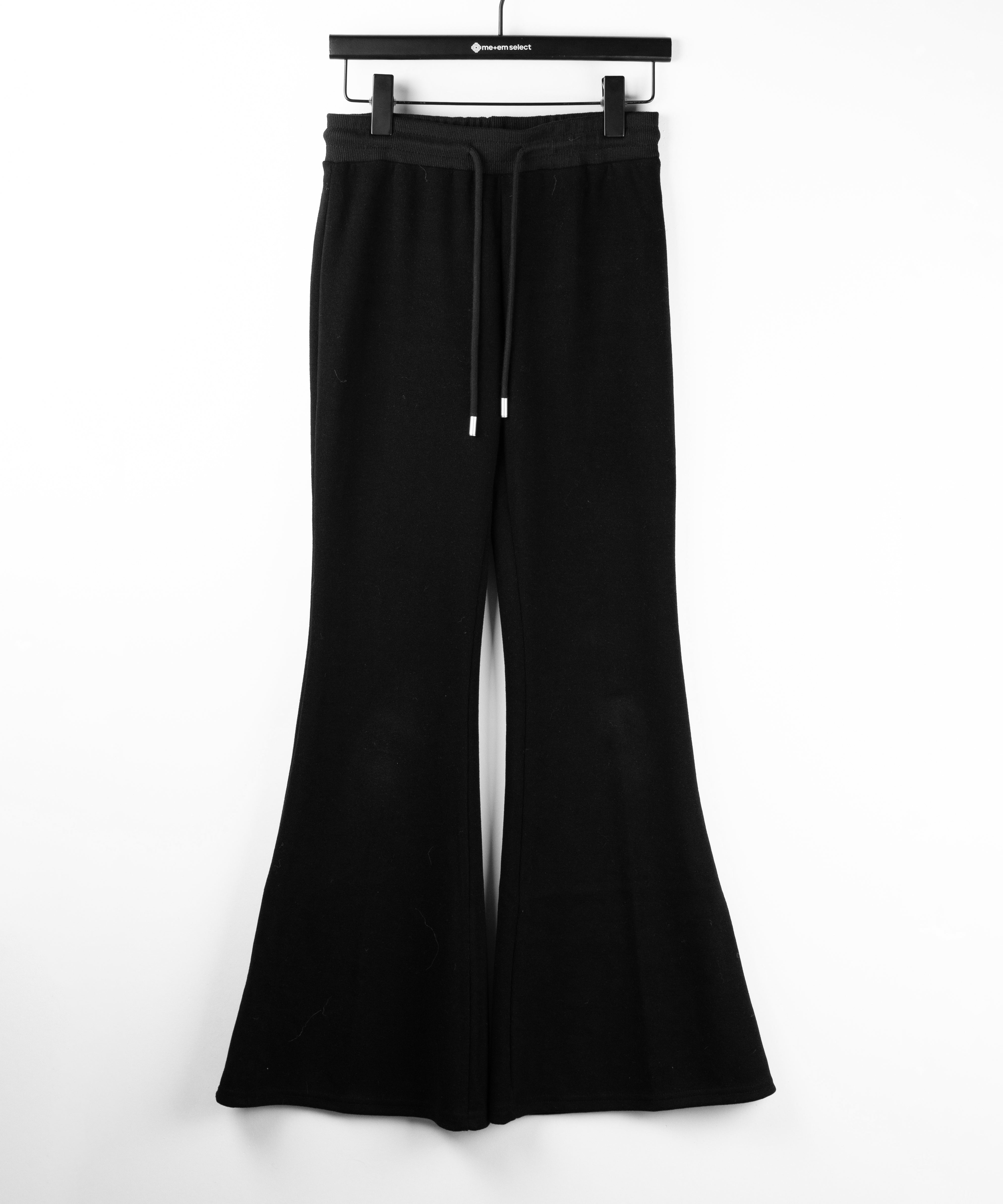 【 セットアップ 】ファーフードショートパーカー＆スウェットフレアパンツ ／ Fur short hoodie ＆ sweat flare pants SETUP