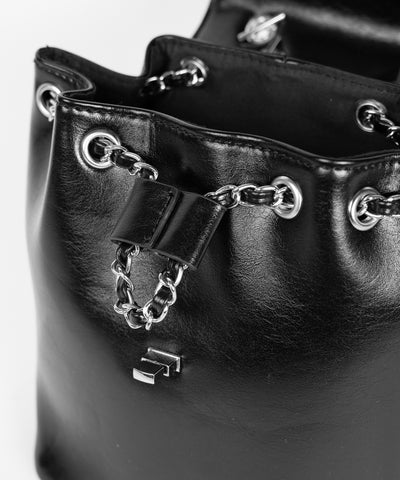 ハートキルティングチェーンミニリュック / heart quilted chain mini backpack