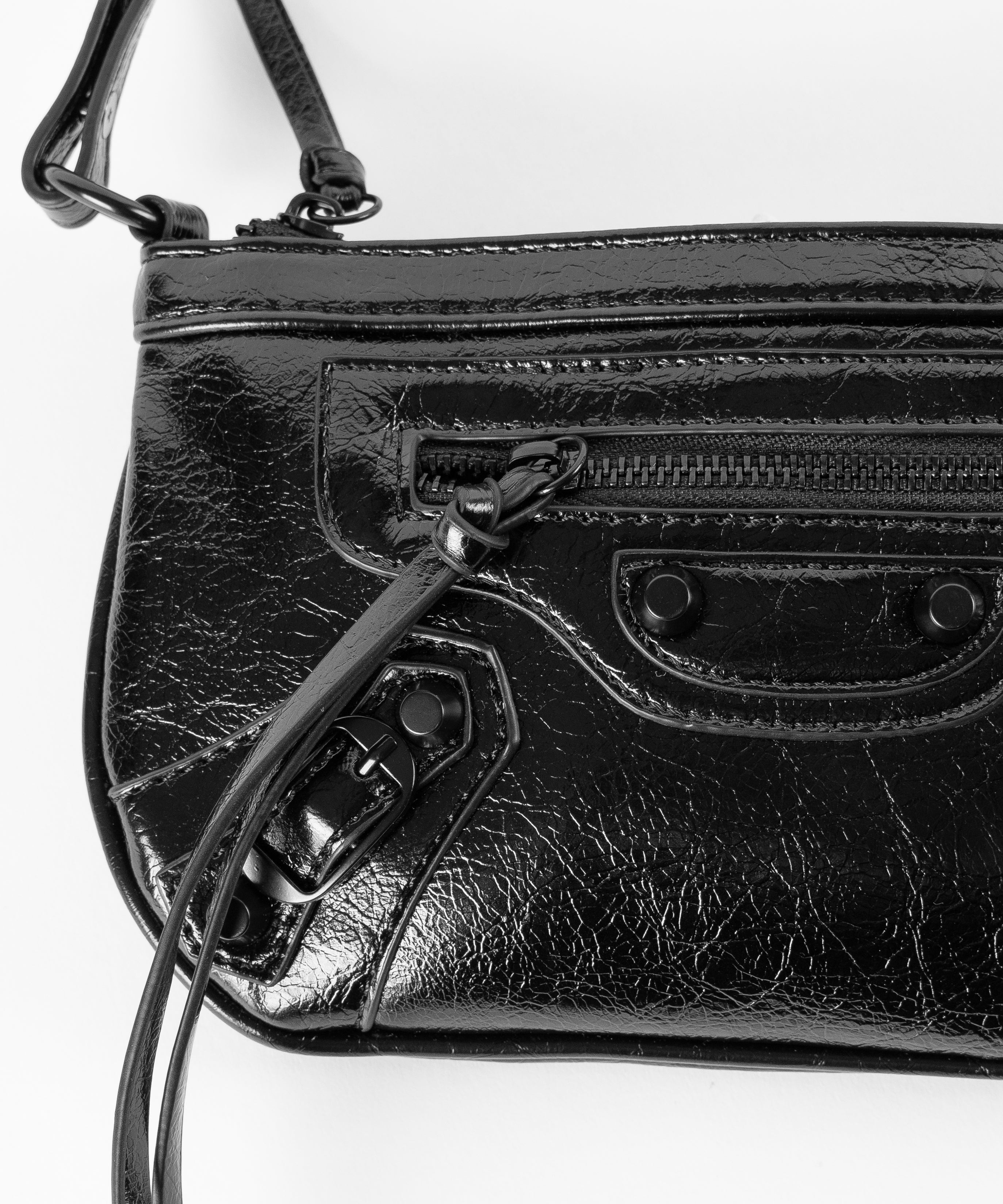 【 ショルダーストラップ付き２WAY 】ヴィンテージライクグランジミニハンドバッグ／ vintage like grunge mini hand bag