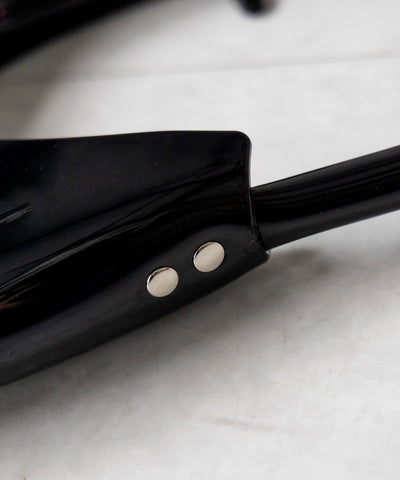 【 ２color 】 PVC ハーフムーンショルダーバッグ ／ PVC HALF MOON SHOULDER BAG