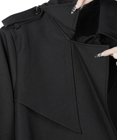 ウエストマークレディミドルトレンチコート ／ waistmark lady middle trench coat
