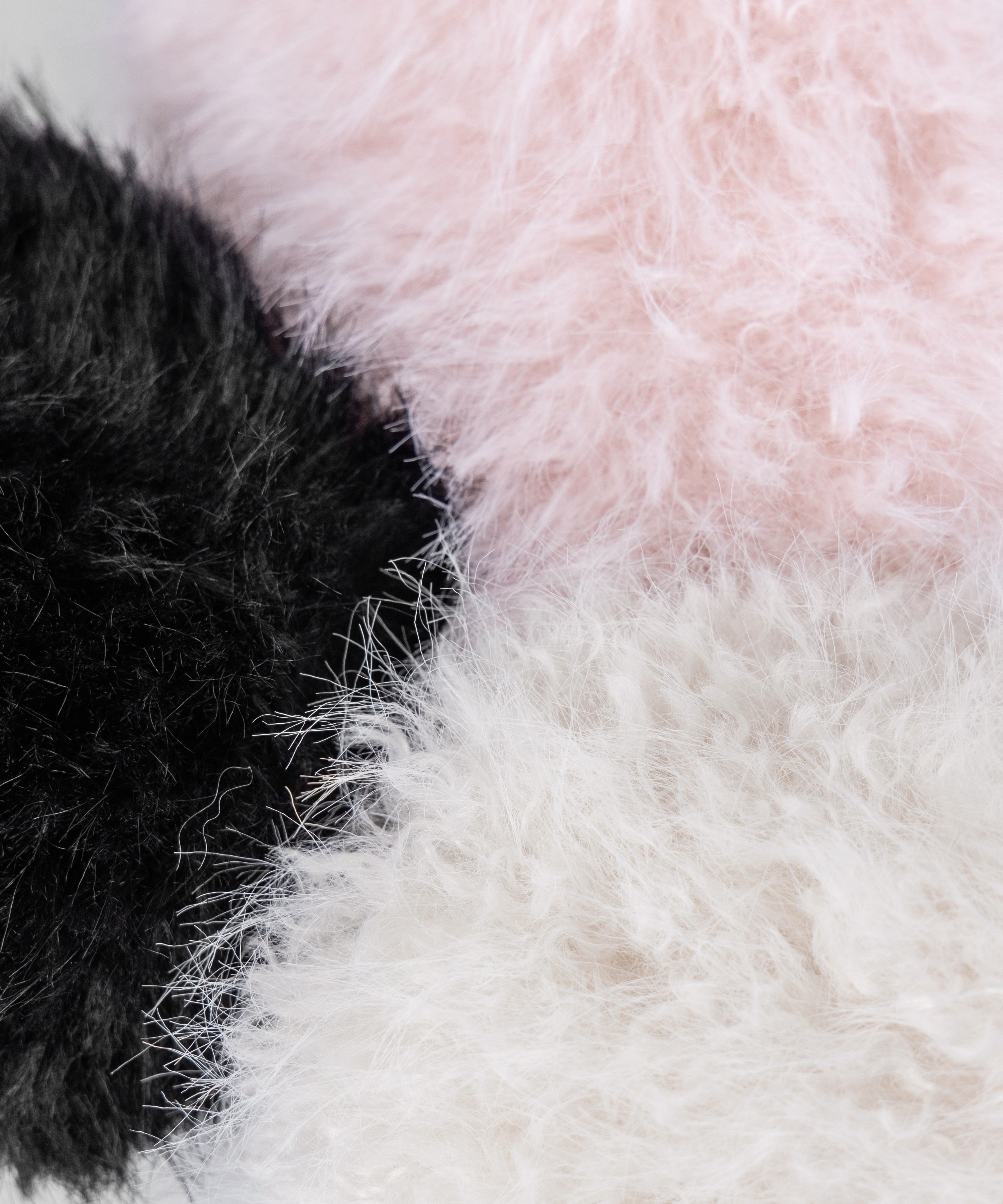 クリンクルフェイクファールームシューズ ／ crinkle fake fur room shoes