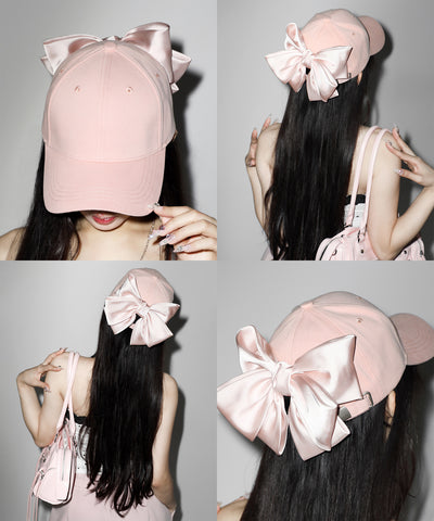 バックリボンキャップ ／ back ribbon CAP