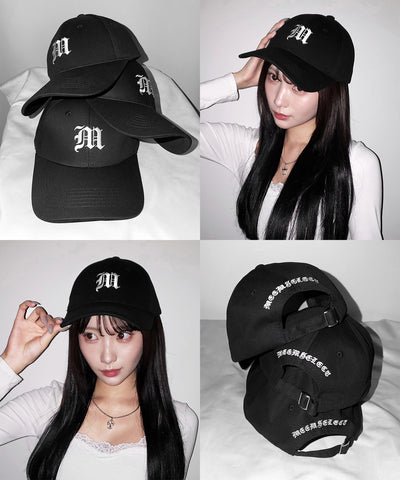 M LOGO embroidery CAP ／ M LOGO 刺繍キャップ