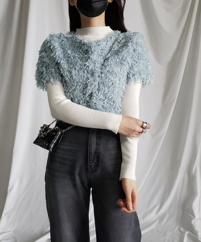 ～ NEW 2023SS ～ ムードフェザーショートトップス ／ mood feather short tops