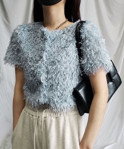 ～ NEW 2023SS ～ ムードフェザーショートトップス ／ mood feather short tops