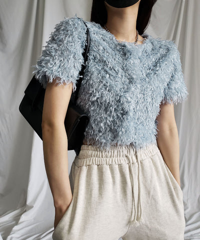～ NEW 2023SS ～ ムードフェザーショートトップス ／ mood feather short tops