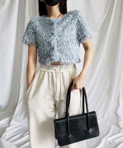 ～ NEW 2023SS ～ ムードフェザーショートトップス ／ mood feather short tops