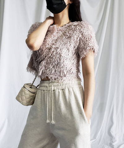 ～ NEW 2023SS ～ ムードフェザーショートトップス ／ mood feather short tops